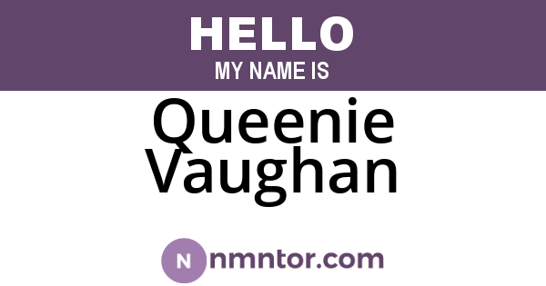 Queenie Vaughan
