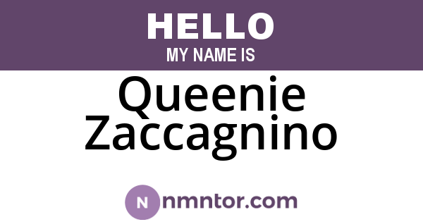 Queenie Zaccagnino