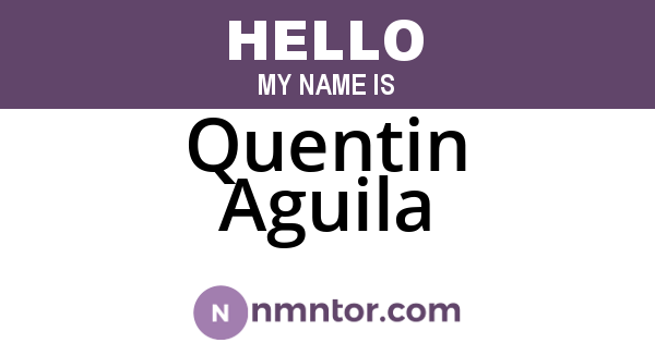 Quentin Aguila