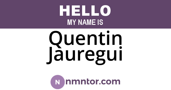 Quentin Jauregui