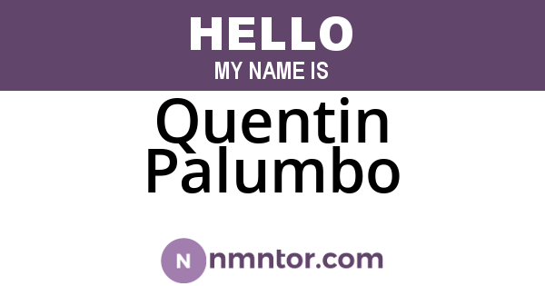Quentin Palumbo