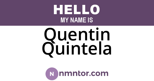 Quentin Quintela
