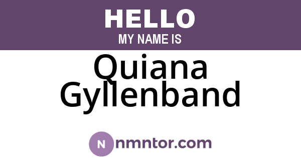 Quiana Gyllenband
