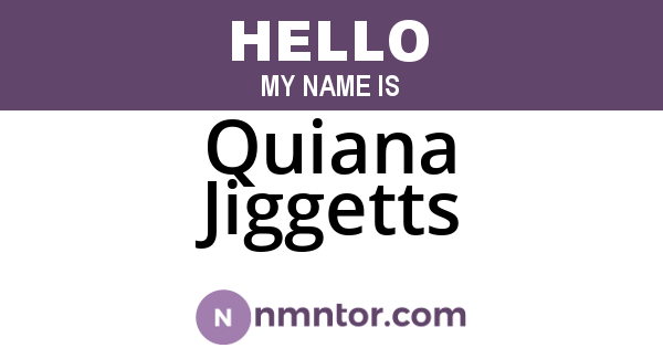 Quiana Jiggetts