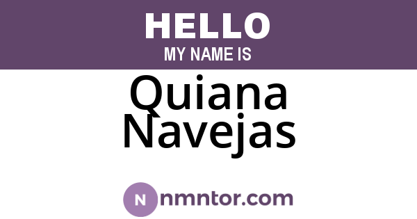 Quiana Navejas