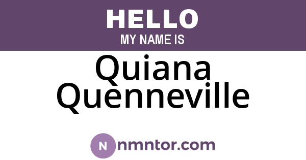 Quiana Quenneville