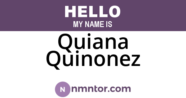 Quiana Quinonez