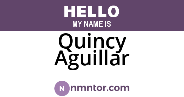 Quincy Aguillar