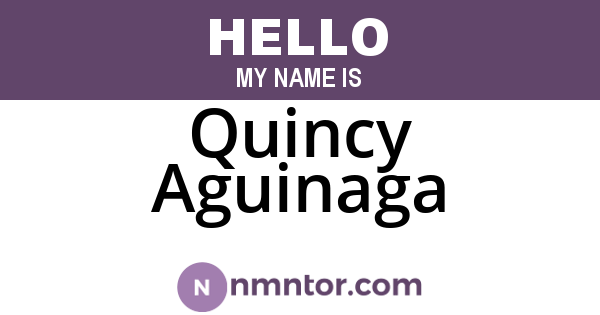 Quincy Aguinaga