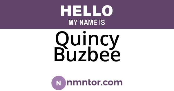 Quincy Buzbee