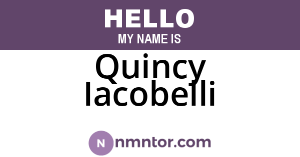 Quincy Iacobelli