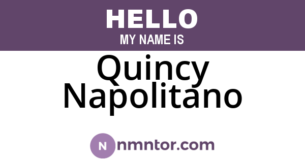 Quincy Napolitano