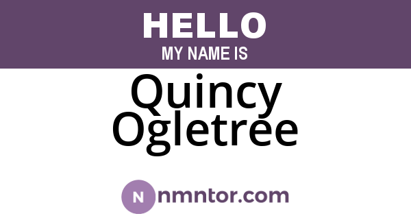 Quincy Ogletree