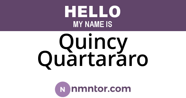 Quincy Quartararo