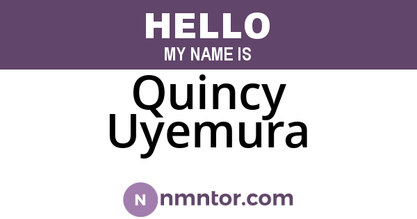 Quincy Uyemura