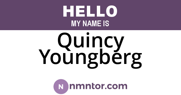 Quincy Youngberg