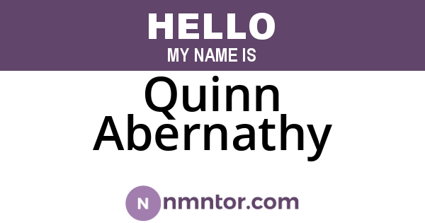Quinn Abernathy
