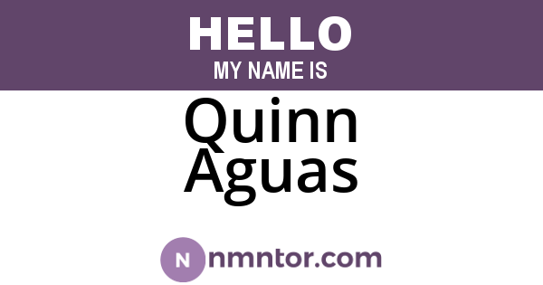 Quinn Aguas