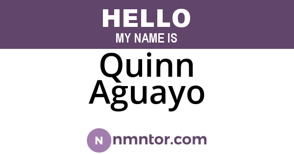 Quinn Aguayo
