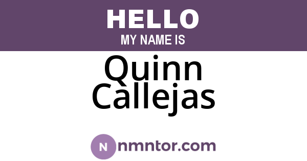 Quinn Callejas