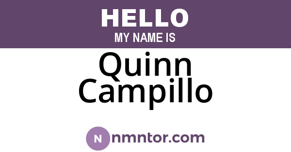 Quinn Campillo