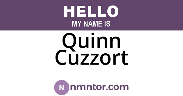 Quinn Cuzzort