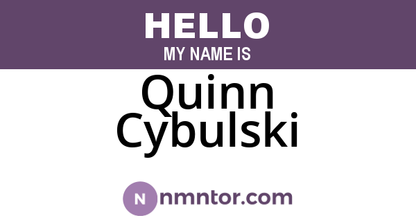 Quinn Cybulski