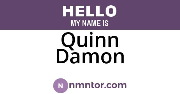 Quinn Damon