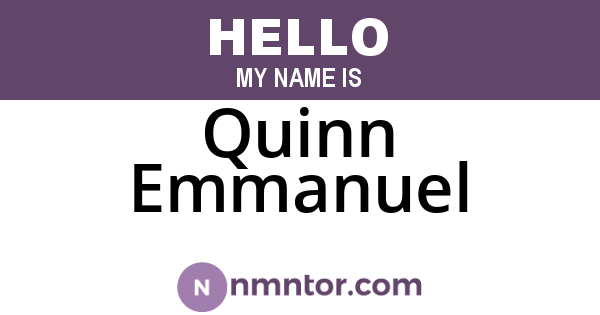 Quinn Emmanuel