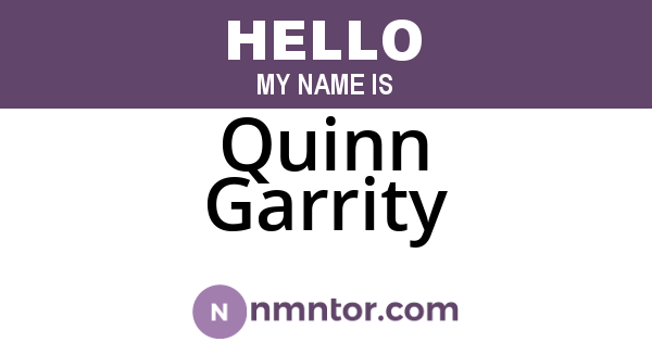 Quinn Garrity