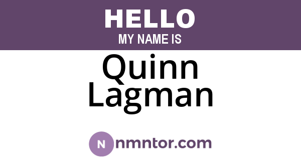 Quinn Lagman