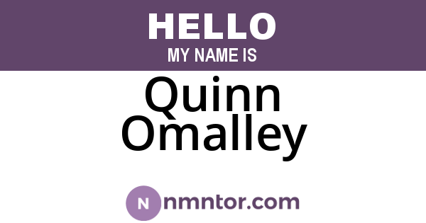 Quinn Omalley