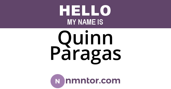 Quinn Paragas