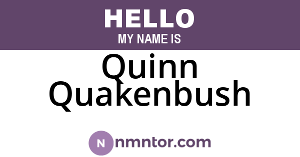 Quinn Quakenbush