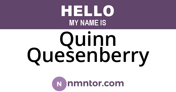 Quinn Quesenberry