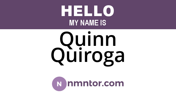 Quinn Quiroga