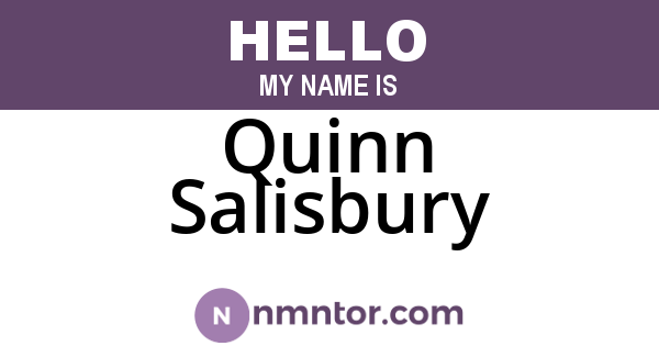 Quinn Salisbury