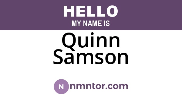 Quinn Samson