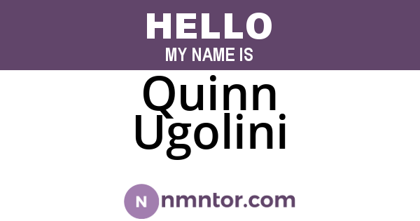 Quinn Ugolini