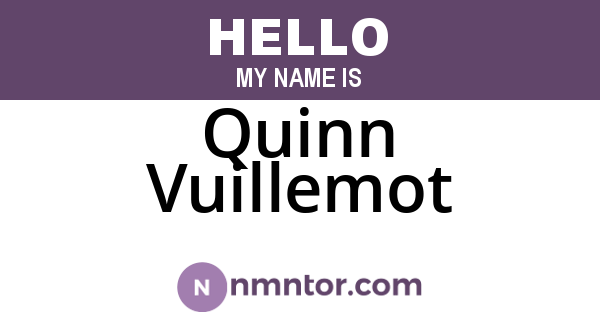 Quinn Vuillemot
