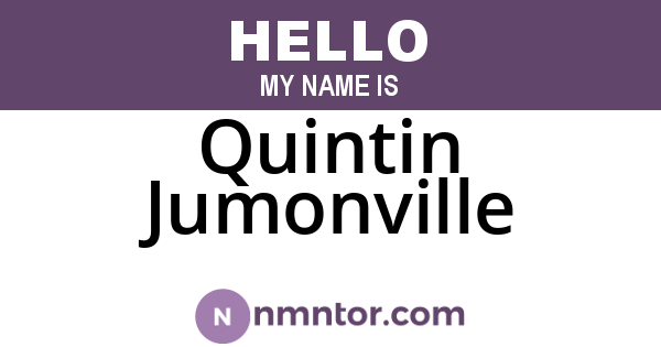 Quintin Jumonville