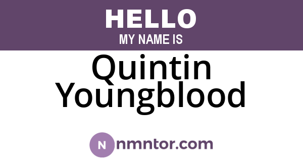 Quintin Youngblood