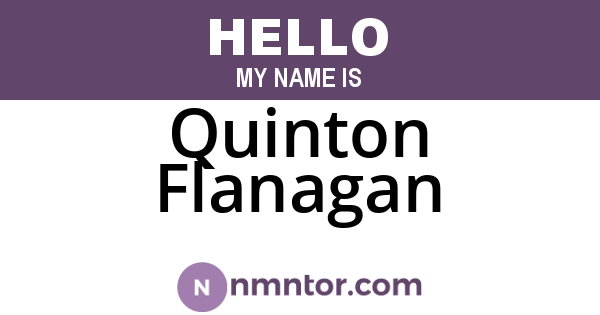 Quinton Flanagan