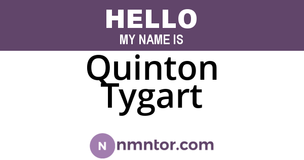 Quinton Tygart