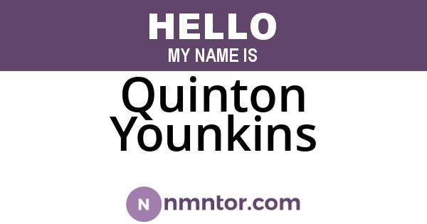 Quinton Younkins