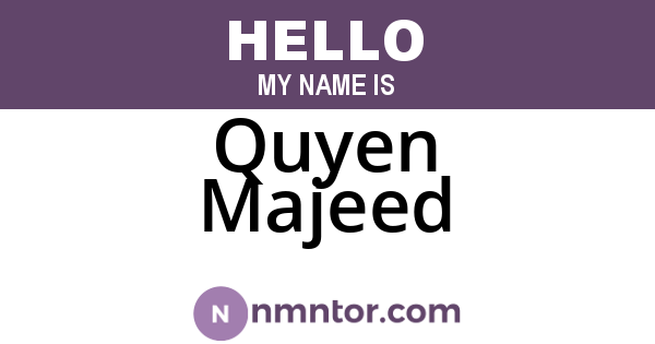 Quyen Majeed