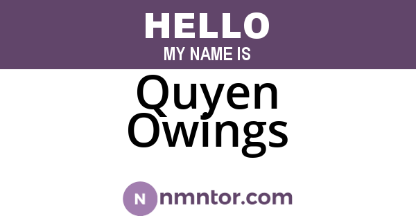 Quyen Owings