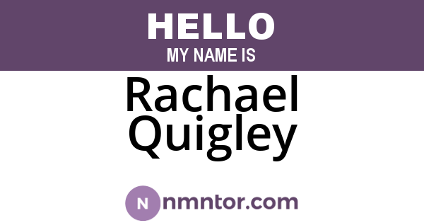 Rachael Quigley