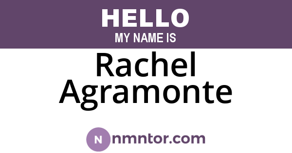 Rachel Agramonte