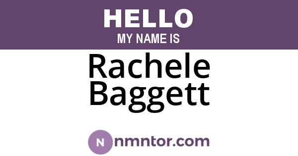 Rachele Baggett